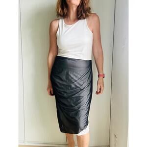 DKNY Dress KNee Length Black /White NWT Size Medium Career business wedding